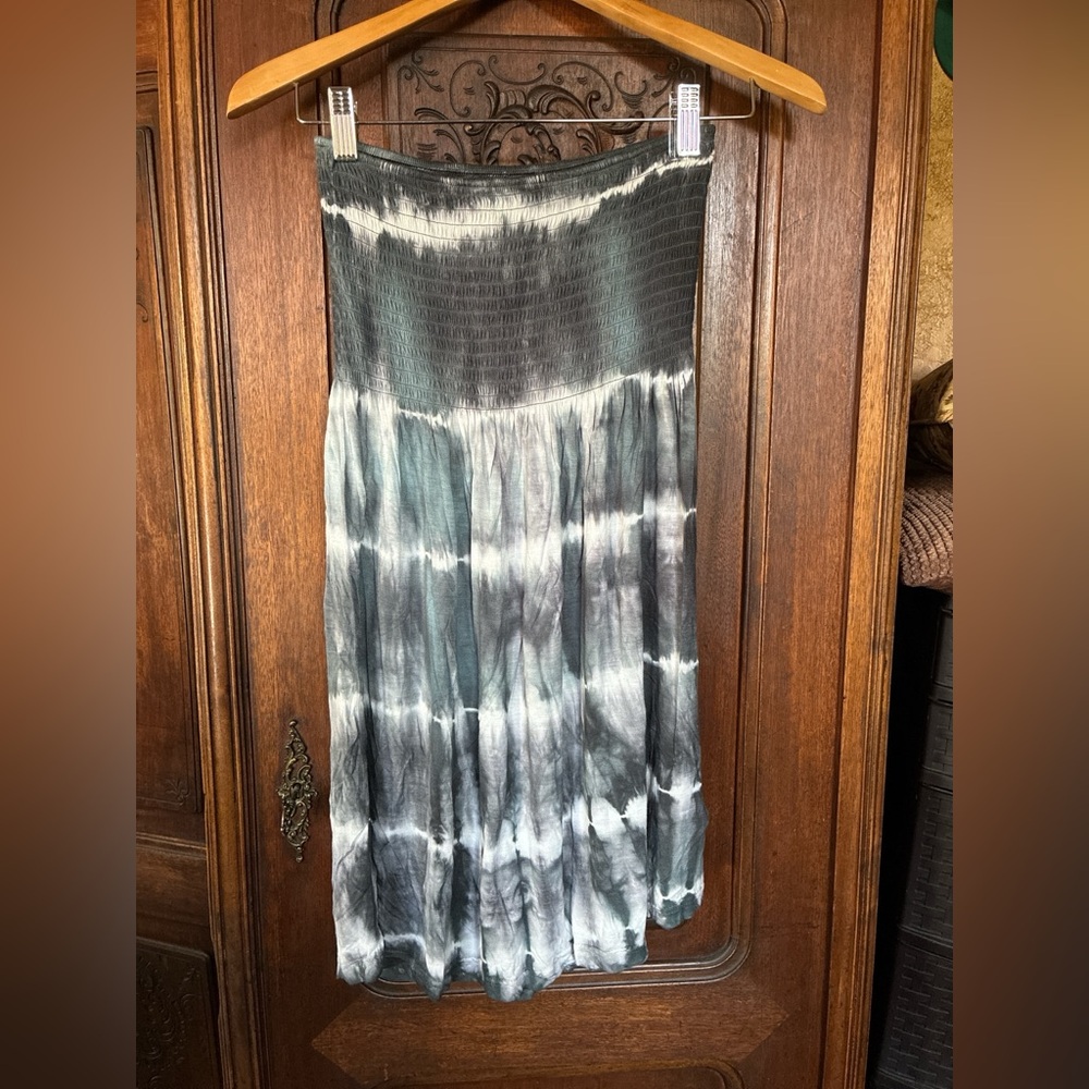 LoveH81 Tie-Dye Strapless Dress- S